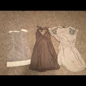 Set of three Evening dresses